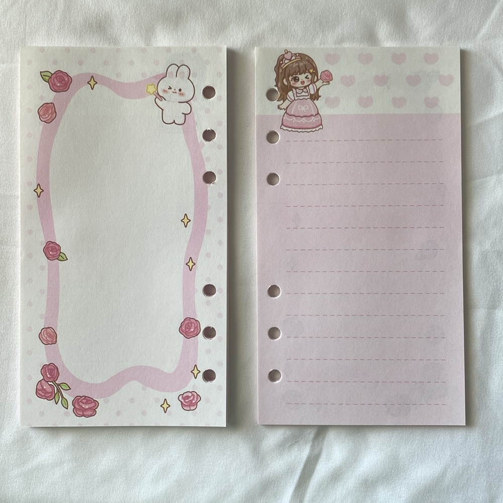 A6 Planner Kawaii Princess Pink - Picture 8 of 12